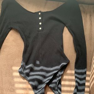 button up body suit.
